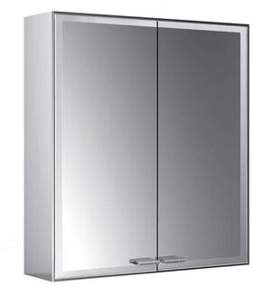 Emco LED-Lichtspiegelschrank PRESTIGE 2 AP 588x639mm ohne light System Aluminium EMCO