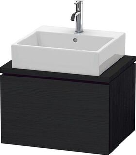 Duravit Konsolenunterschrank L-CUBE 400x620x477mm eiche schwarz