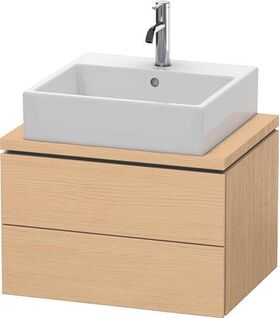 Duravit Konsolenunterschrank L-CUBE 400x620x477mm eiche natur