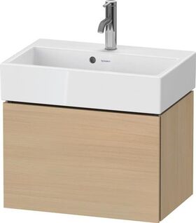 Duravit WTU Compact L-CUBE 394x584x391mm 1 Auszug mediterrane eiche
