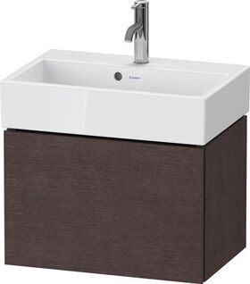 Duravit WTU Compact L-CUBE 394x584x391mm 1 Az Ei dunkel gebürstet