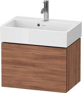 Duravit WTU Compact L-CUBE 394x584x391mm, 1 Auszug nussbaum natur