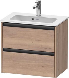 Duravit Waschtischunterbau Ketho.2 610x440x390mm betongrau matt