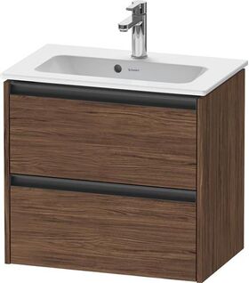 Duravit Waschtischunterbau Ketho.2 610x440x390mm nussbaum dunkel