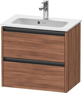 Duravit Waschtischunterbau Ketho.2 610x440x390mm nussbaum natur