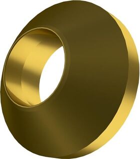 Scarfing-Schneidring ISO PSR1-R7:5040 Rohrinnen-D. 22mm MT-CVD beschichtet Gold - VPE: 10