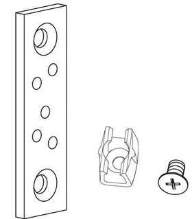 Zugstangenführung m.Dübelplatte f.Zugst.8mm Oberfläche verz.GEZE