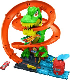 HW City T-Rex vs Fire Station