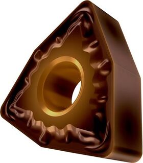 Drehwendeschneidplatte ISO WNMG 060404E-FM:T8430 D.3,81mm PVD beschichtet PRAMET - VPE: 10