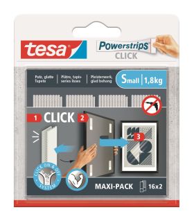 TESA  Powerstrips CLICK 4x2 S - 10 VPE