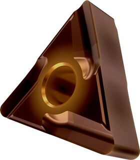 Drehwendeschneidplatte ISO TNMG 160404EL-SI:T8430 D.3,81mm PVD beschichtet - VPE: 10