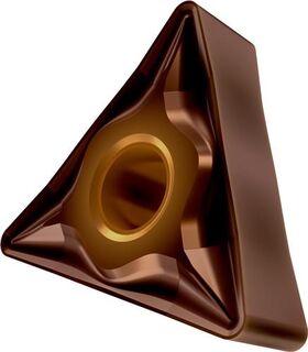 Drehwendeschneidplatte ISO TNMG 160408E-NF:T8430 D.3,81mm PVD beschichtet - VPE: 10