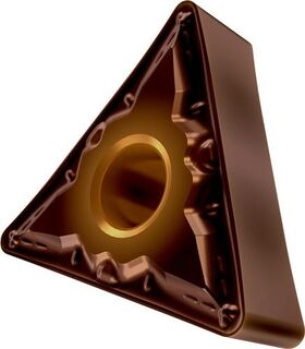 Drehwendeschneidplatte ISO TNMG 160408E-FM:T8430 D.3,81mm PVD beschichtet - VPE: 10