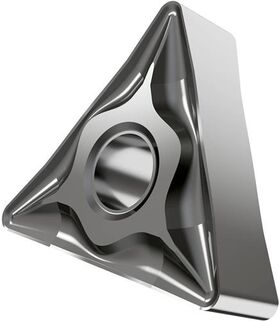 Drehwendeschneidplatte ISO TNMG 160408E-NF:HF7 Bohrungs-D. 3,81mm Farbe Silber - VPE: 10