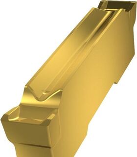 Wendeschneidplatte ISO GL4-D400M02-PR:G8330 Breite 4mm PVD beschichtet Gold - VPE: 10