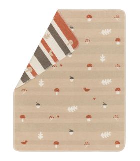 FUSSENEGGER  Babydecke Forest Friends natur