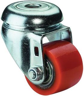 Lenkrolle D.35mm Trgf.100kg PU BS ROLLEN