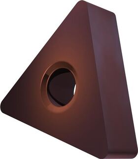 Drehwendeschneidplatte ISO TNMA 160408:T8415 D.3,81mm PVD beschichtet Goldbraun - VPE: 10