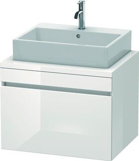 Duravit Konsolenunterschrank DURASTYLE 512x700x548mm weiß hochglanz/basalt matt