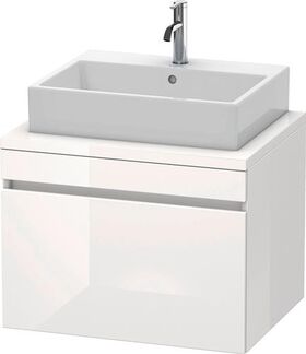 Duravit Konsolenunterschrank DURASTYLE 512x700x548mm Ei schwarz / basalt matt