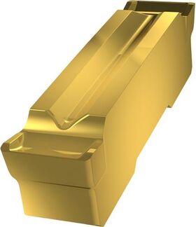 Wendeschneidplatte ISO GL6-D600M04-PR:G8330 Breite 6mm PVD beschichtet Gold - VPE: 10