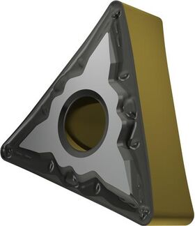 Drehwendeschneidplatte ISO TNMG 160408E-FM:T9415 D. 3,81mm MT-CVD beschichtet - VPE: 10