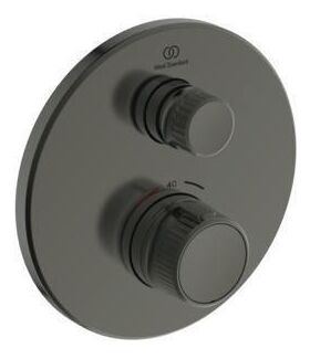 IDS UP-Brausethermostat Navigo CERATHERM 1 Verbraucher, rund magnetic grey IDEAL STANDARD