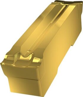 Wendeschneidplatte ISO GL6-D600M03-PM:G8330 Breite 6mm PVD beschichtet Gold - VPE: 10