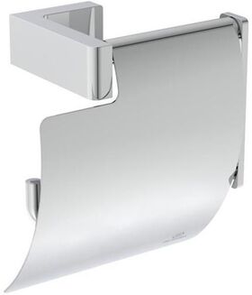 IDS Papierrollenhalter CONCA eckig, mit Deckel chrom IDEAL STANDARD