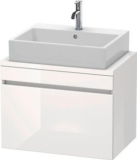 Duravit Konsolenunterschrank DURASTYLE 512x700x478mm Ei schwarz / basalt matt