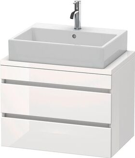 Duravit Konsolenunterschrank DURASTYLE 512x700x478mm eiche natur / basalt matt