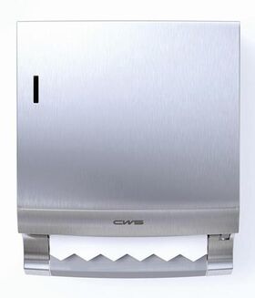 CWS Rollenpapiersp. Paradise Stainless Steel Paperroll, berührungsfrei, Schloss