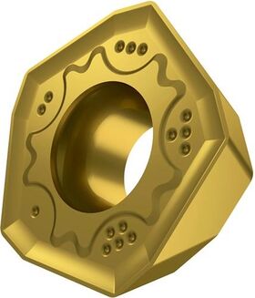 Fräswendeschneidplatte ISO PDKX 0905ZEER-FM:M6330 D.5,5mm PVD beschichtet Gold - VPE: 10