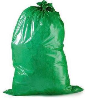 Müllsack Premium Inhalt 120l Maße 700x1100mm Stärke 45µ PE grün TRANSPAK - VPE: 250