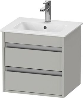 Duravit Waschtischunterbau Ketho Compact 410x500x412mm 2 Schubkäste betongr matt