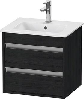 Duravit Waschtischunterbau Ketho Compact 410x500x412mm 2 Schubkäste eiche sw