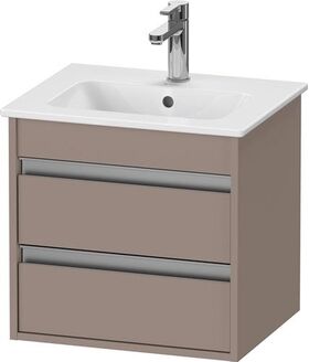 Duravit Waschtischunterbau Ketho Compact 410x500x412mm, 2 Schubkäste basalt matt
