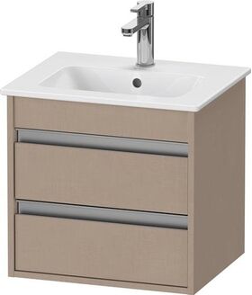 Duravit Waschtischunterbau Ketho Compact 410x500x412mm, 2 Schubkäste leinen