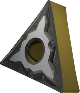 Drehwendeschneidplatte ISO TNMG 160404E-FM:T9415 D. 3,81mm MT-CVD beschichtet - VPE: 10