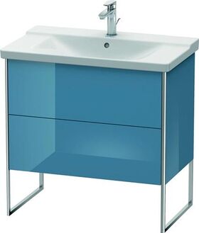 Duravit Waschtischunterbau XSQUARE 805x810x473mm stone blue hochglanz