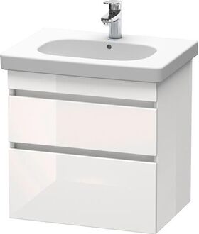 Duravit Waschtischunterbau DURASTYLE 453x600x610mm eiche natur / basalt matt