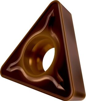 Drehwendeschneidplatte ISO TCMT 110208E-FM2:T8430 D.2,8mm PVD beschichtet - VPE: 10