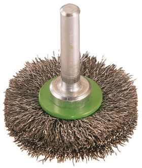 Rundbürste D.50mm Drahtstärke 0,2mm VA 17mm 15000min-¹ TECWERK