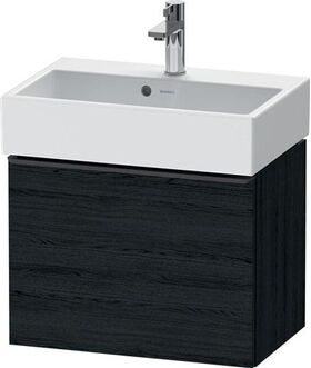 Duravit Waschtischunterbau D-NEO Compact 440x584x372mm, 1 Auszug eiche schwarz