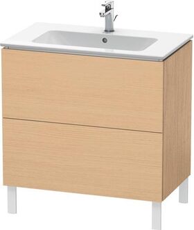Duravit Waschtischunterbau L-CUBE 820x481x704mm eiche natur