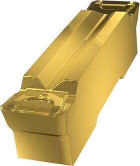 Wendeschneidplatte ISO GL6-D600M08-GM:G8330 Breite 6mm PVD beschichtet Gold - VPE: 10