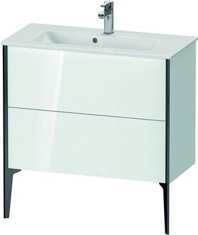 Duravit Waschtischunterbau Compact XVIU 594x810x390mm Prof. sw ma weiß hochglanz