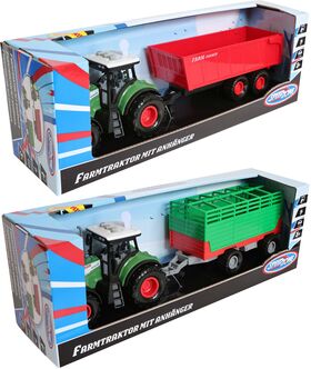 SZ Farmtraktor mit Anhänger,L&S, 2-f.s.