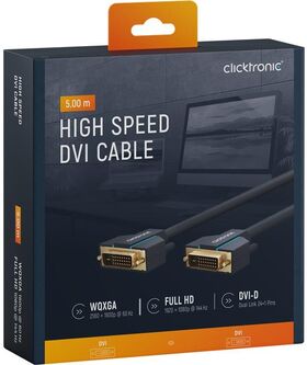DVI-Kabel, 5m- VPE: 1
