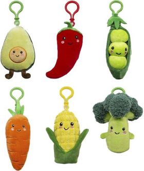 Veggie Foodies Schlüsselanhänger, sort.